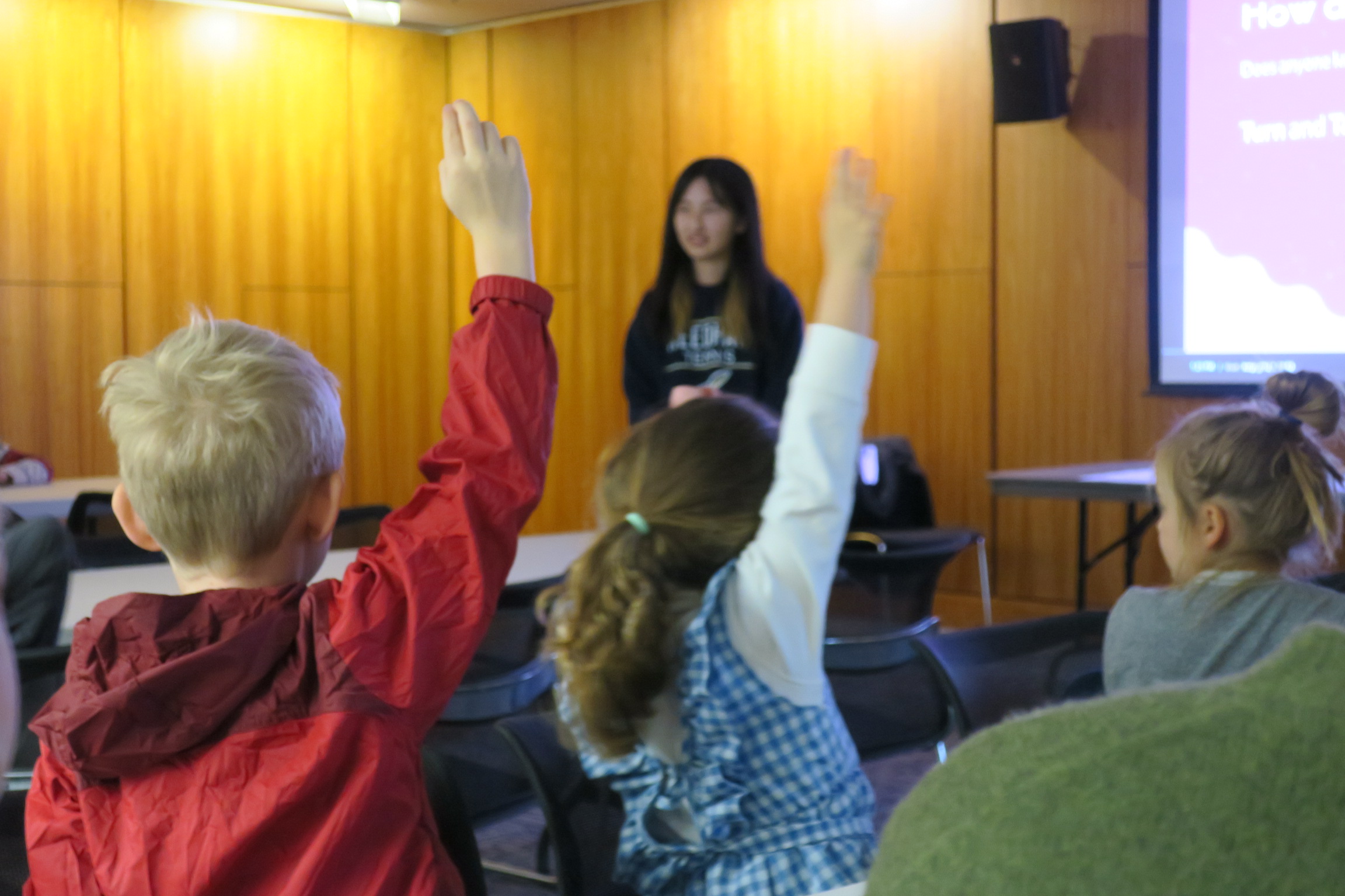 Students learning STEM